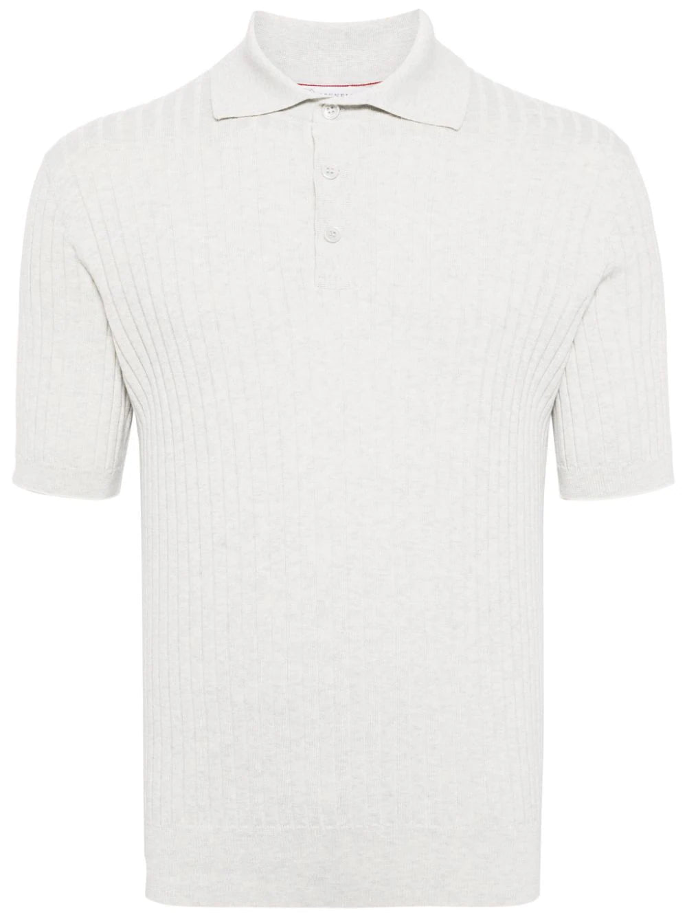 Knitted Cotton Polo Shirt