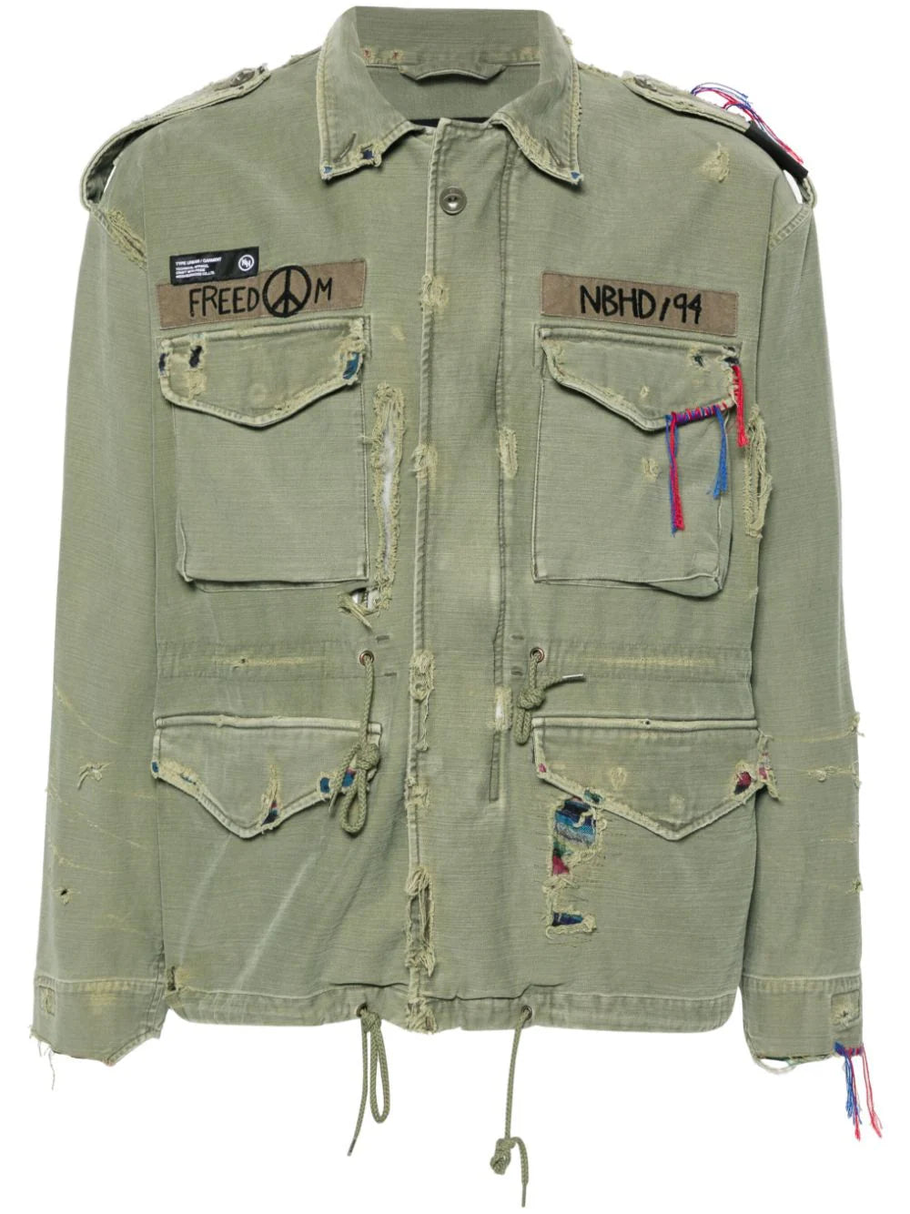 Distressed Military Jacket