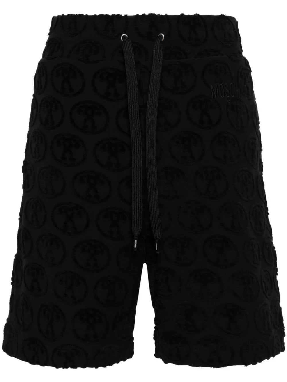 Logo-Flocked Drawstring Track Shorts