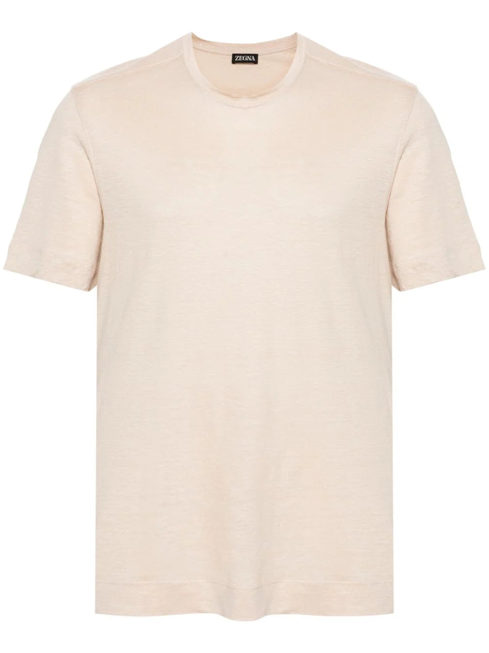 Crew-Neck Linen T-Shirt