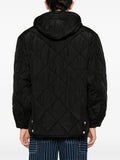 Logo-Patch Hooded Padded Jacket