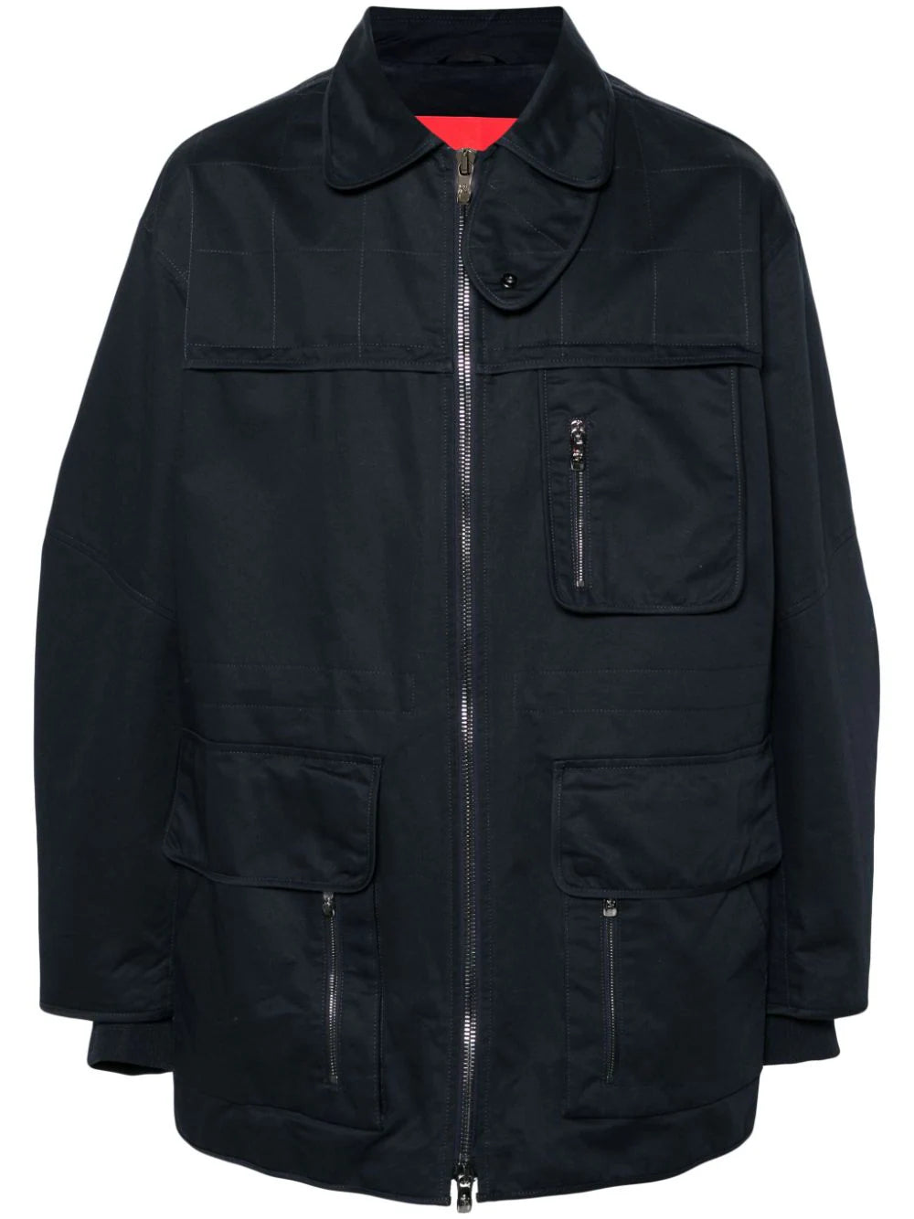 Quilted Cargo Coat