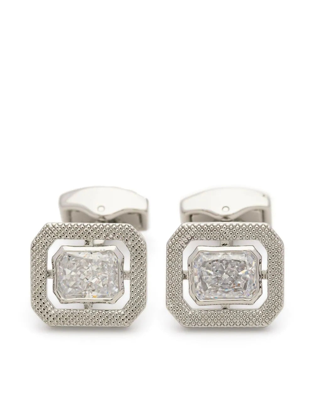 Halo Rectangular Cufflinks