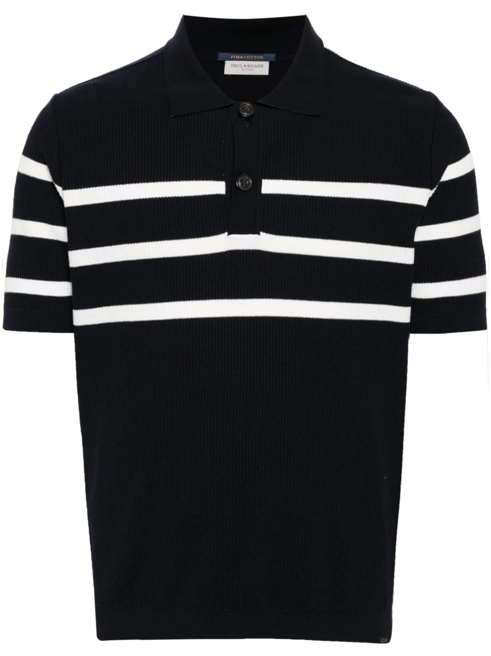 Striped Cotton Polo Shirt