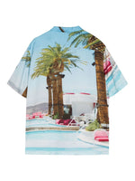 Pool-Print Bowling Shirt