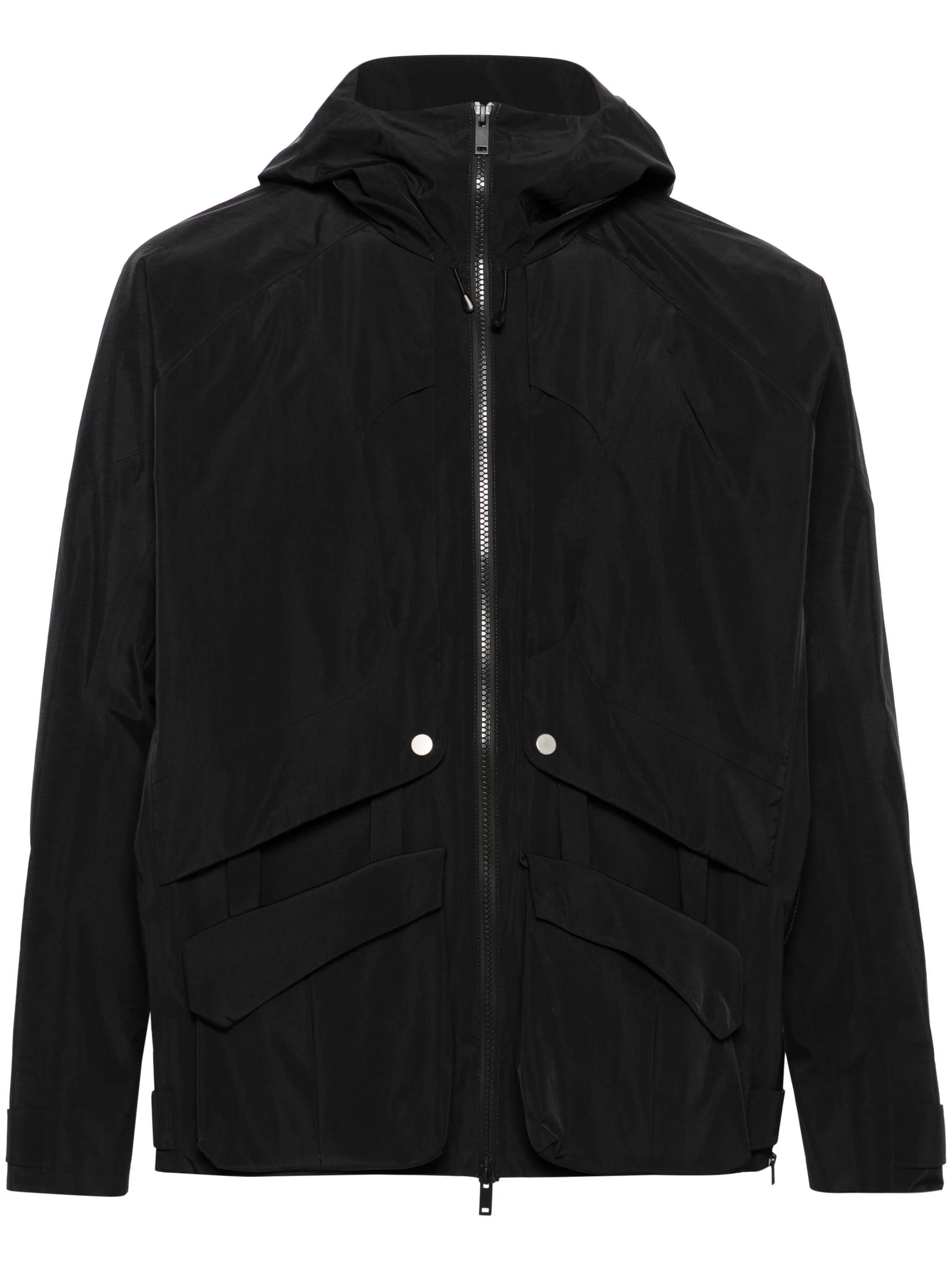 Lobe Panelled Hooded Jacket