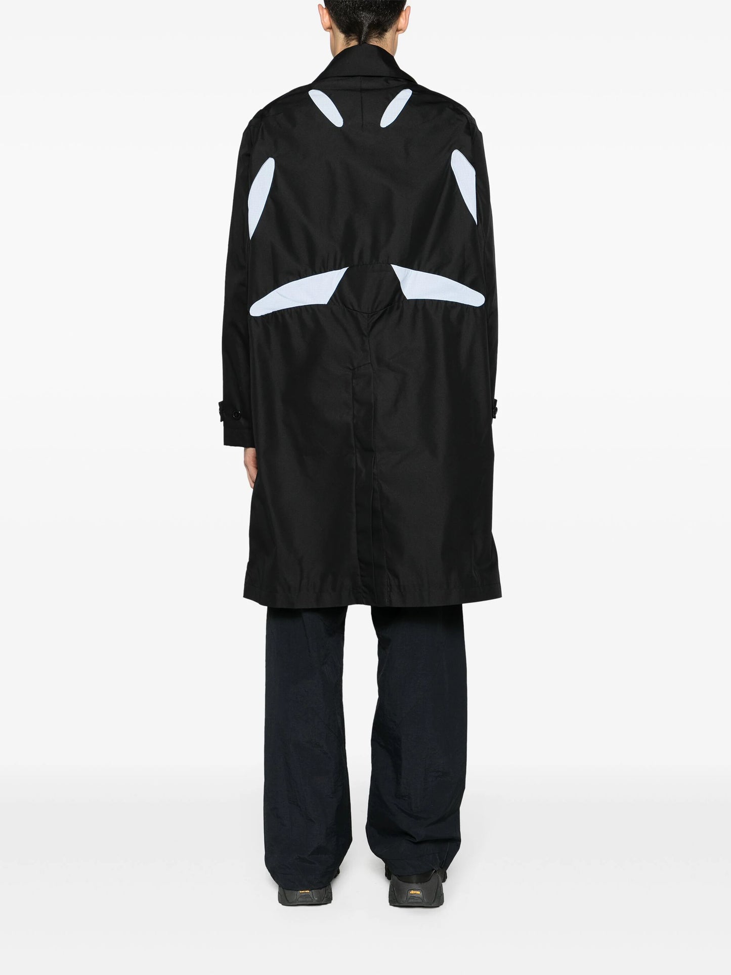 Aperture Cut-Out Trench Coat