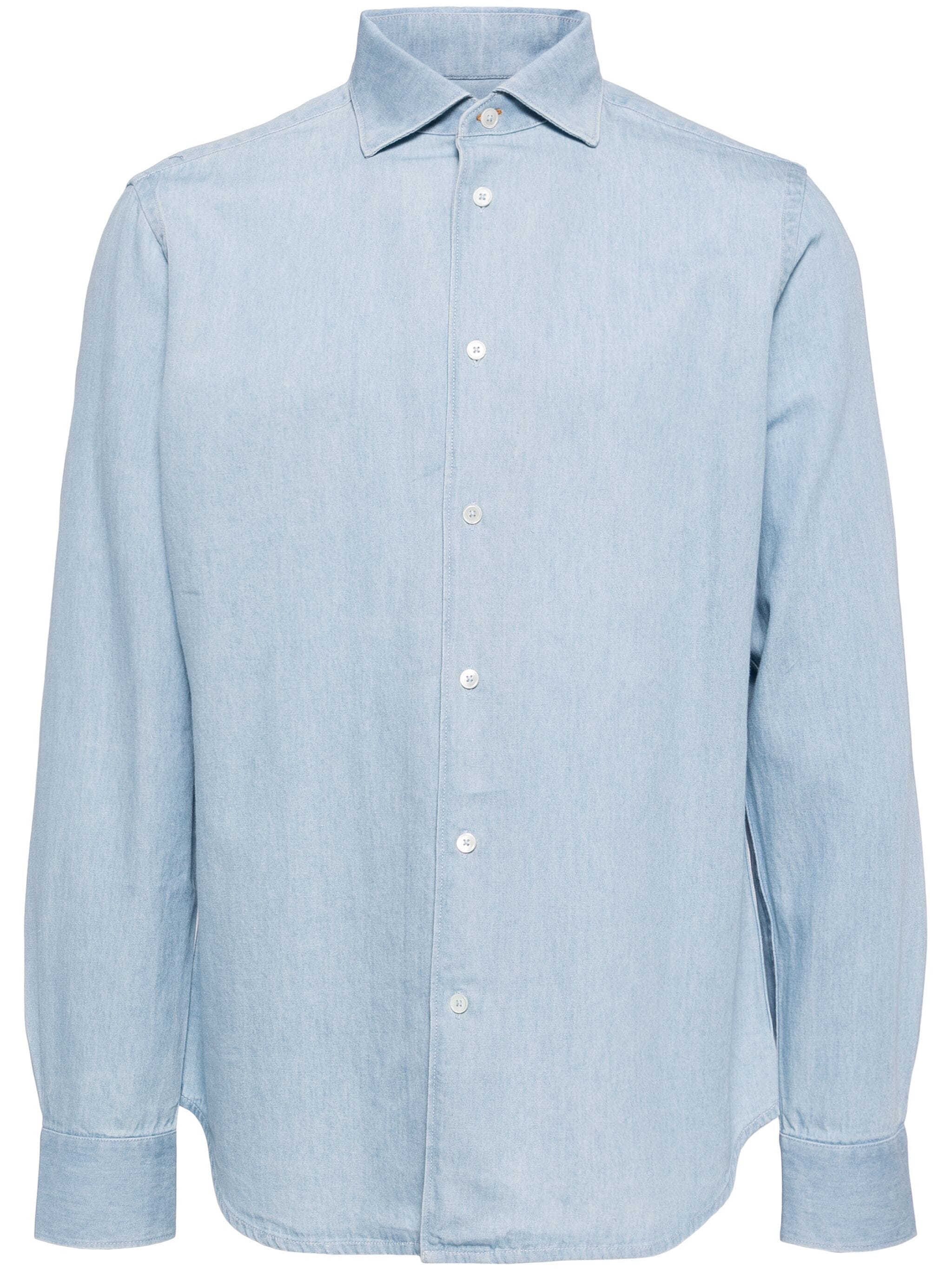 Button-Up Denim Shirt