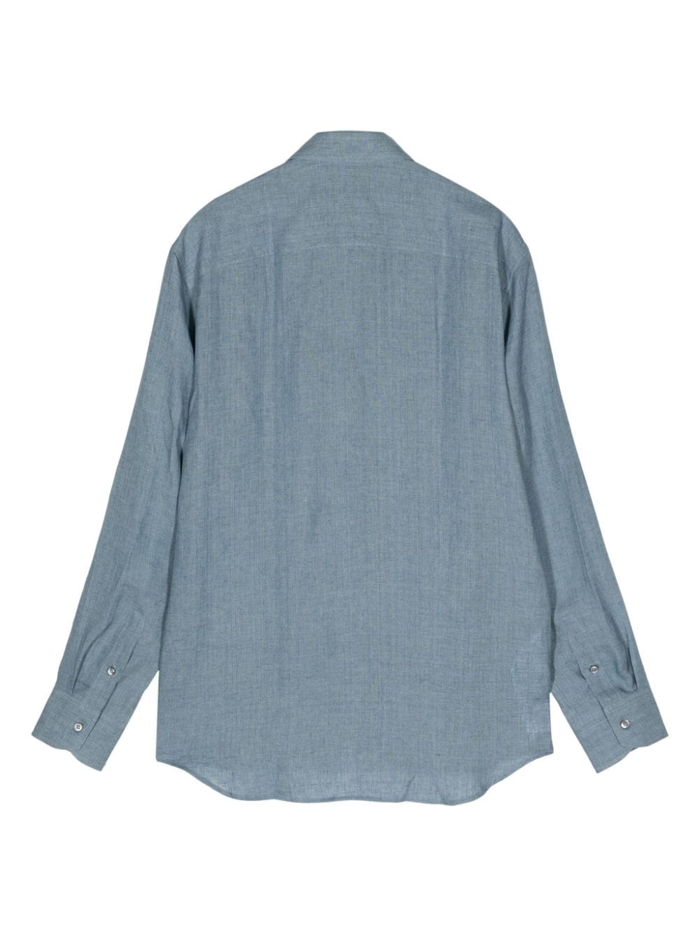 Long-Sleeve Linen Shirt