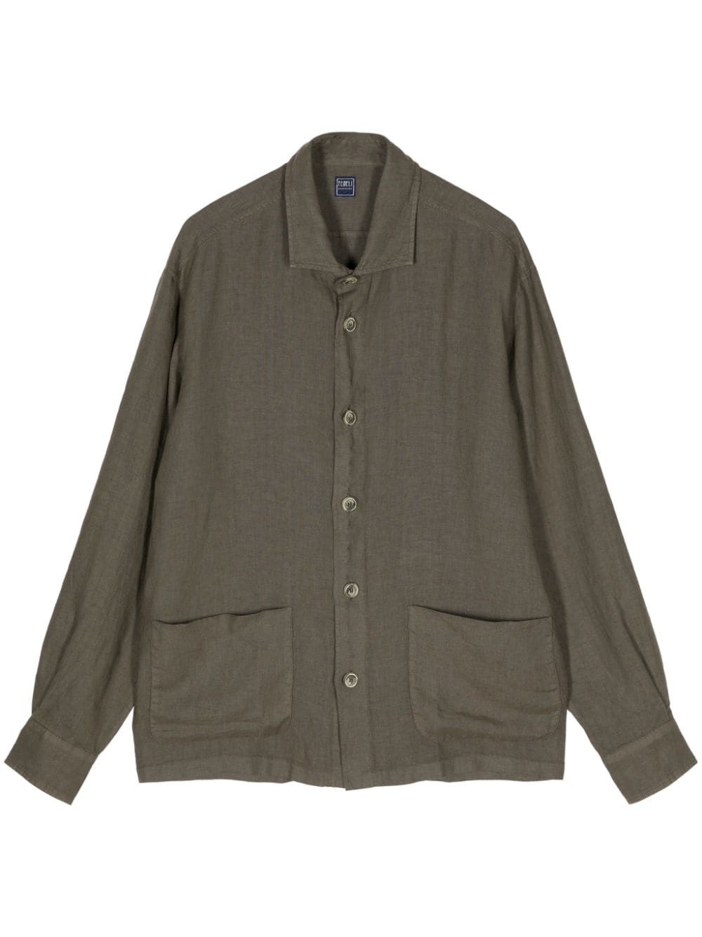 Button-Up Linen Shirt