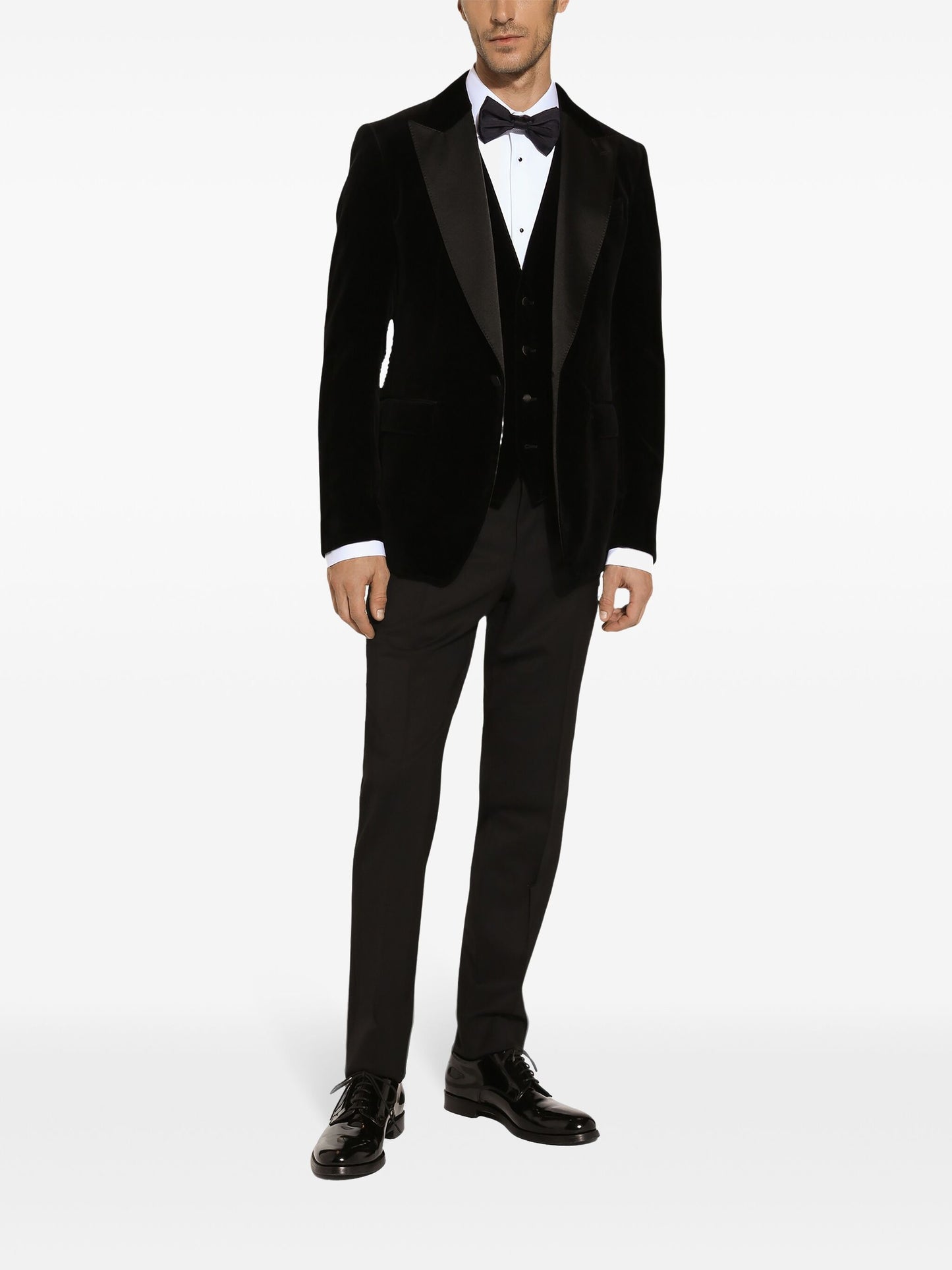 Peak Lapel Single-Breasted Blazer