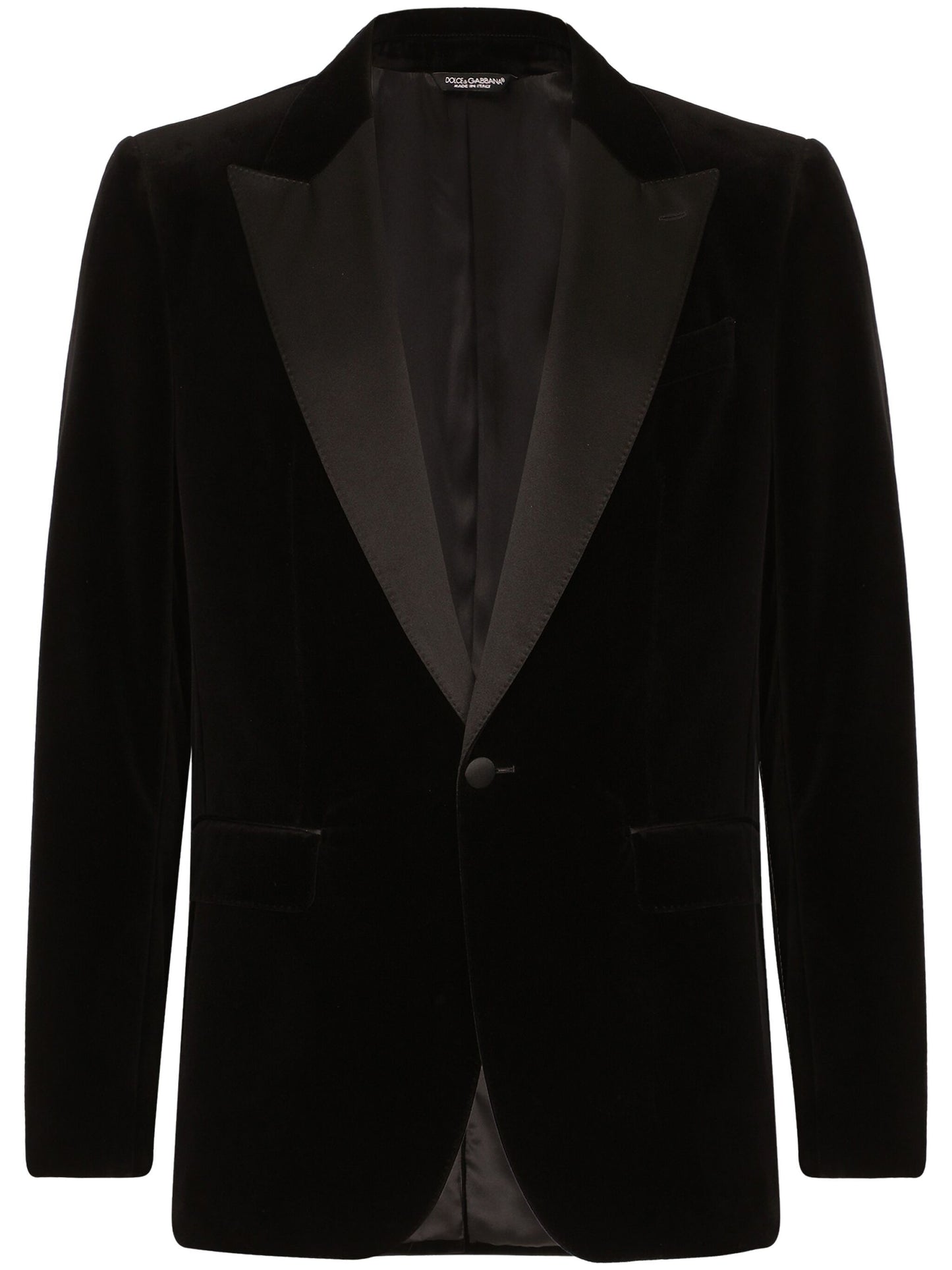 Peak Lapel Single-Breasted Blazer