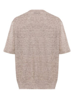 Mélange-Effect Linen T-Shirt