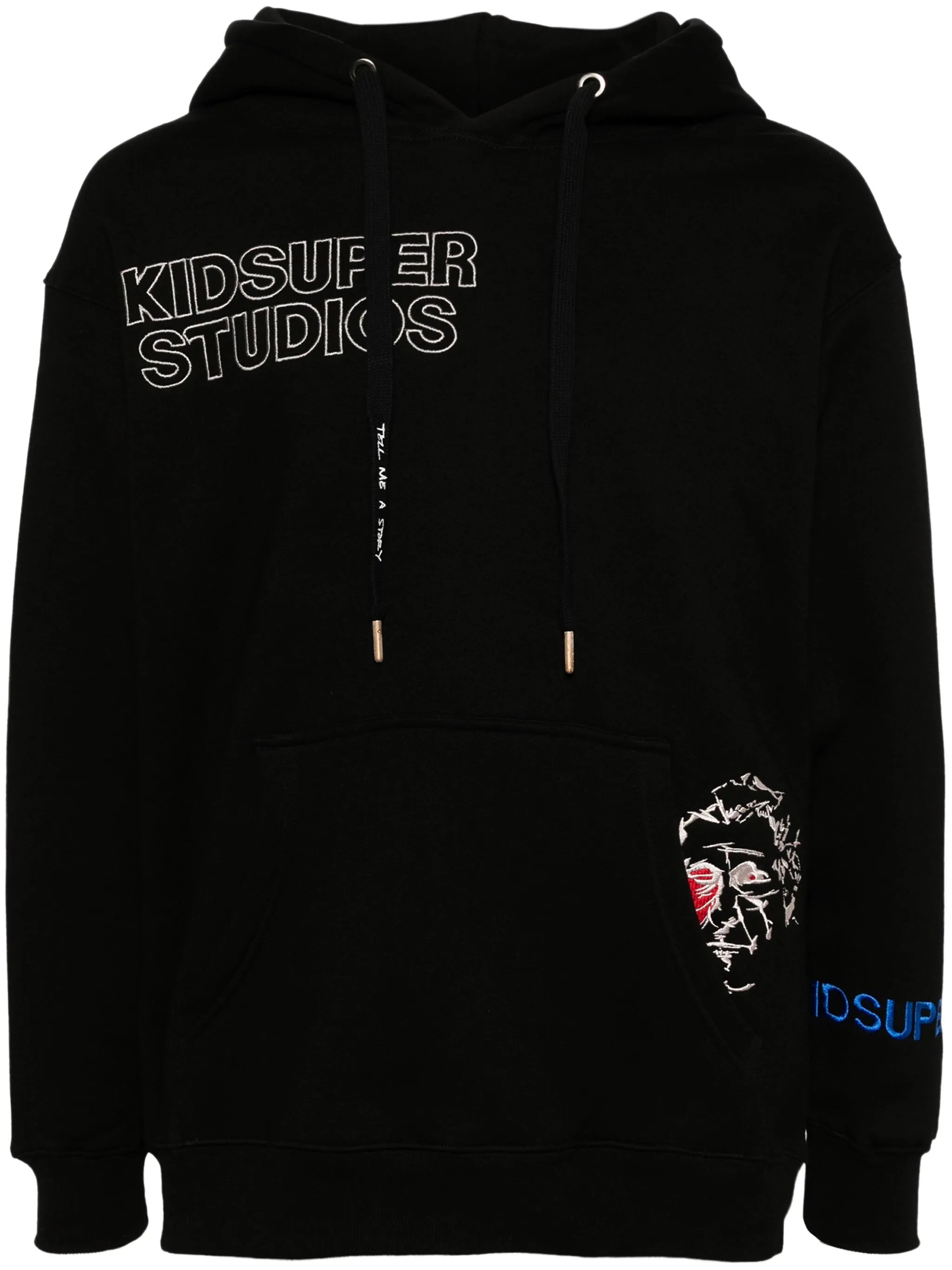 Embroidered Cotton-Blend Hoodie