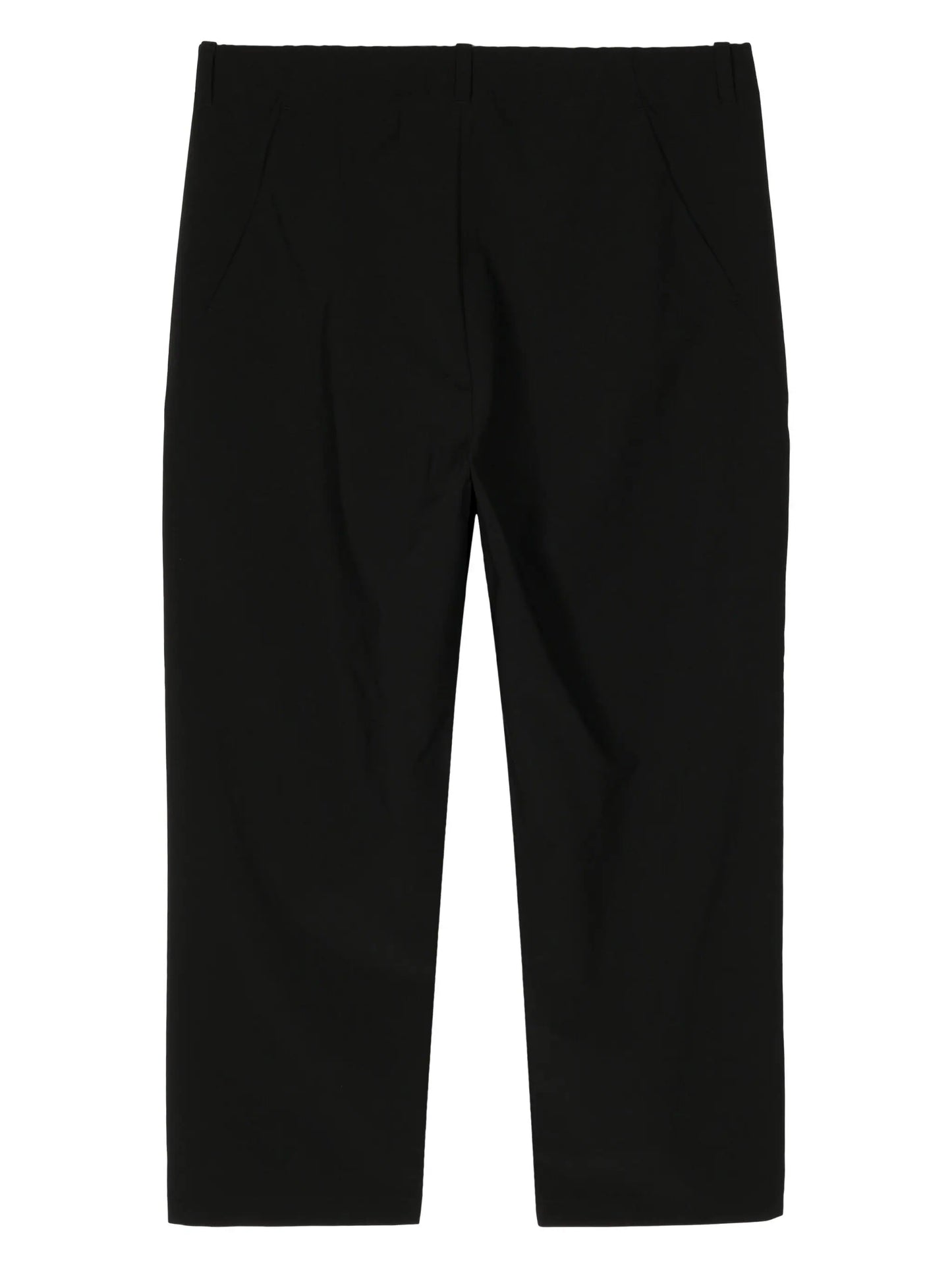 Mid-Rise Straight-Leg Trousers