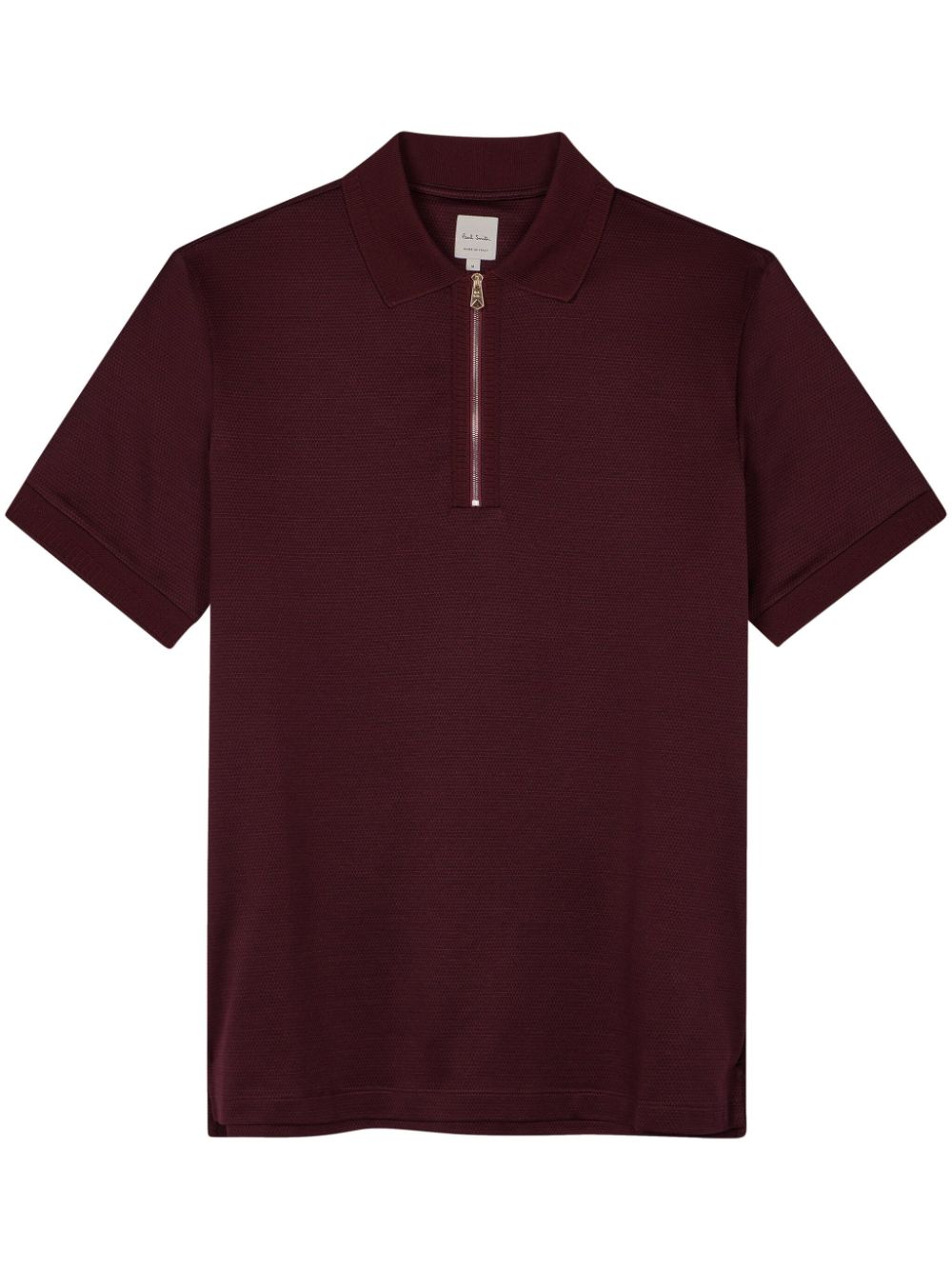 Half-Zip Fastening Polo Shirt