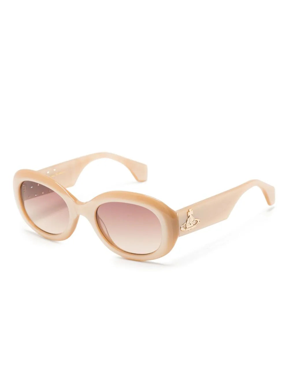 Vivienne Oval-Frame Sunglasses