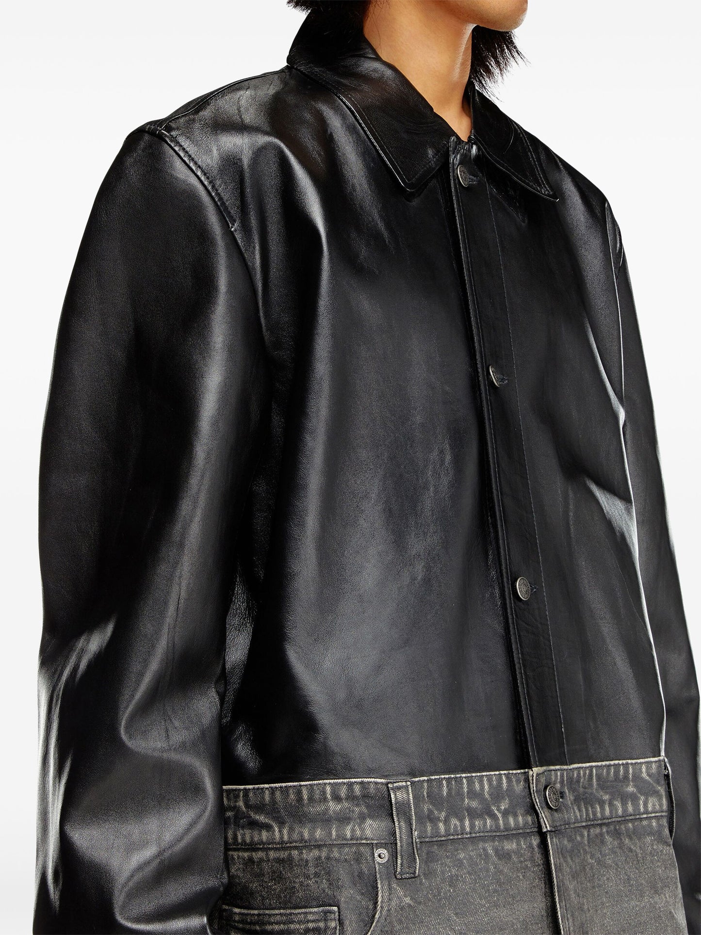 L-Bretch Leather Jacket