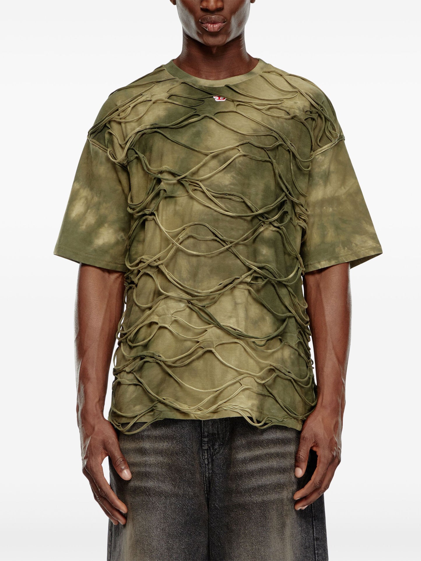 T-Boxket Textured Tie-Dye T-Shirt