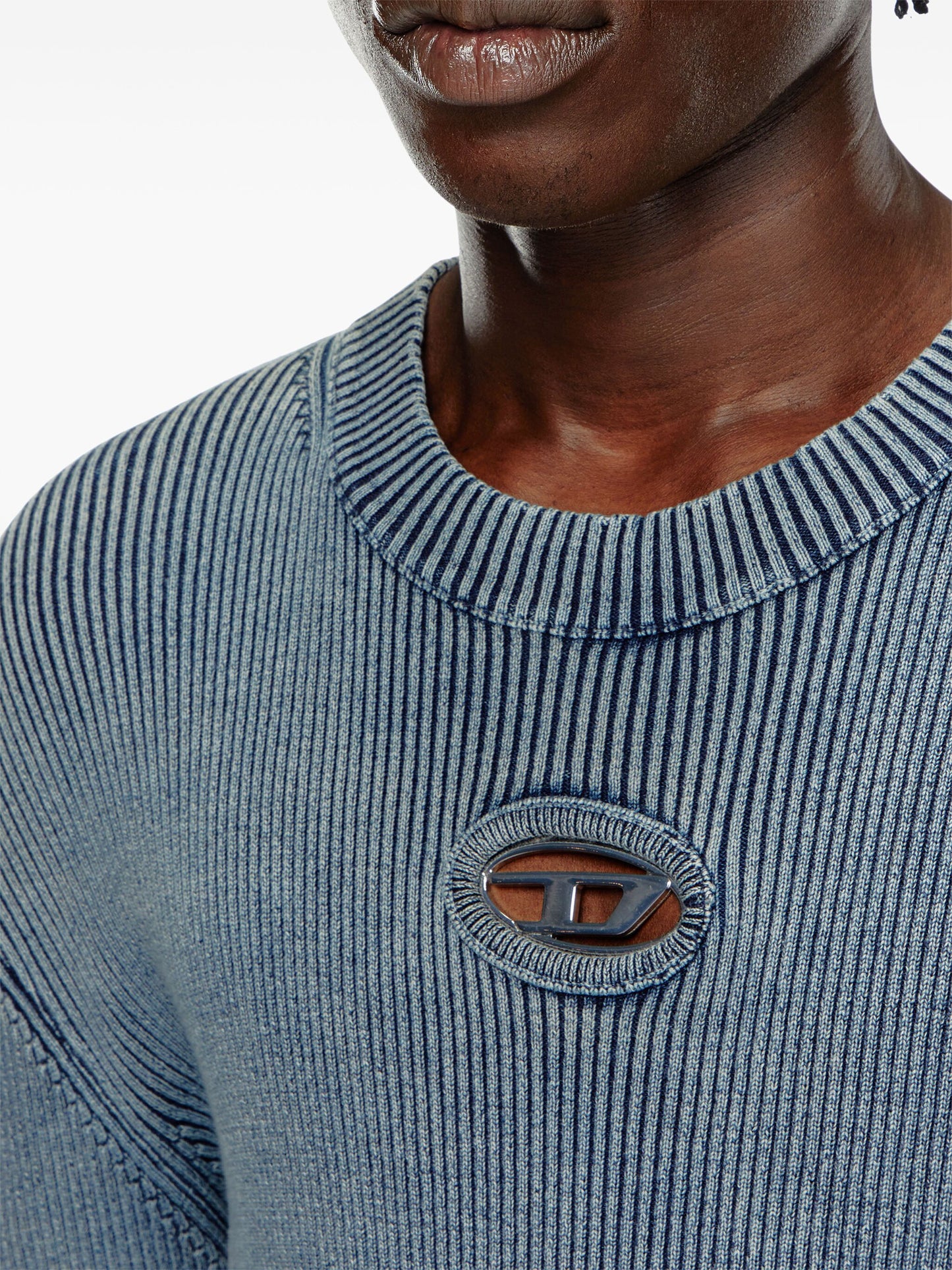 Appliqué-Logo Ribbed Top