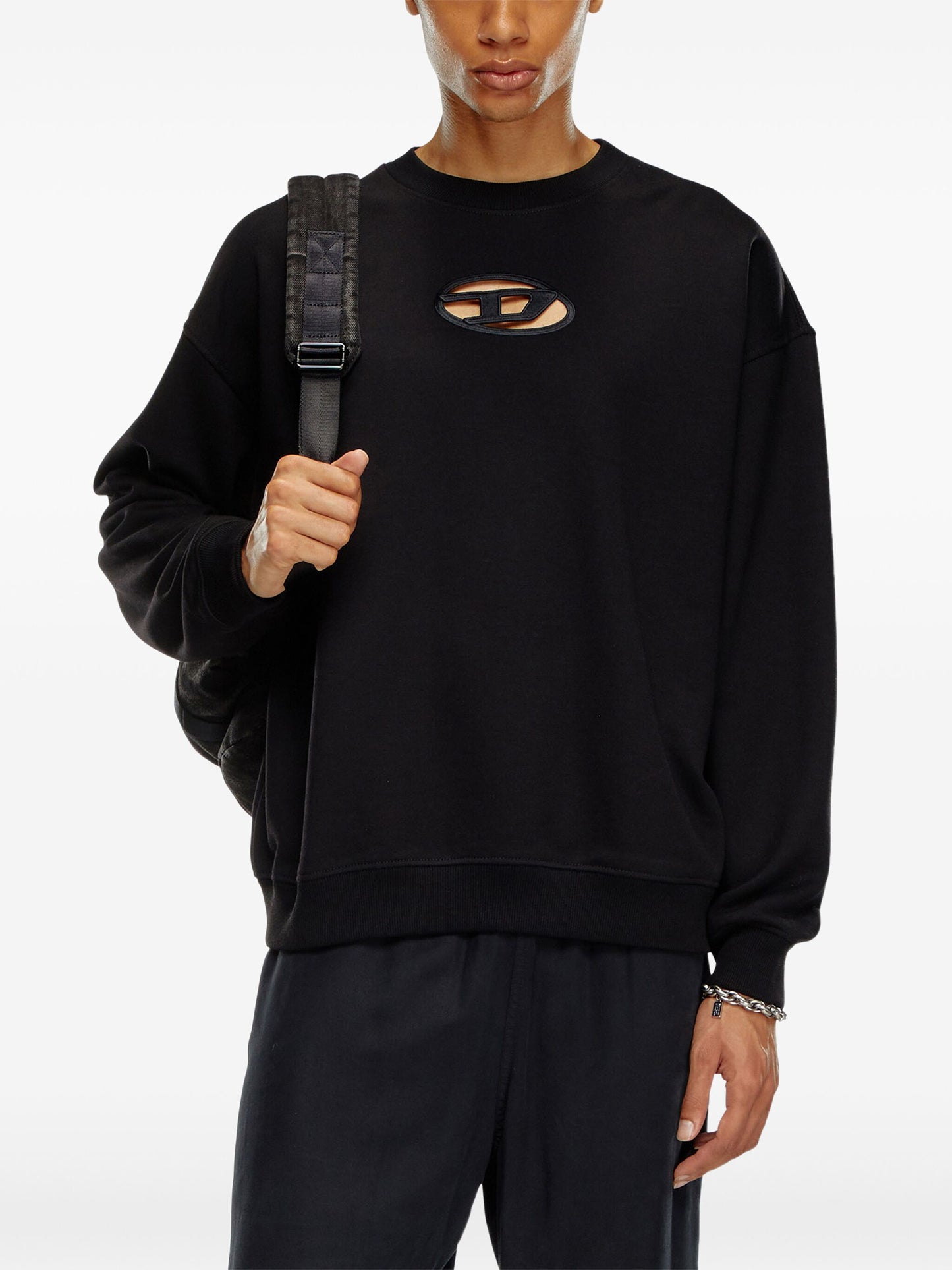 Logo Cut-Out Sweatshirt