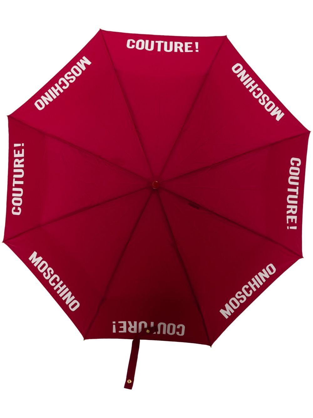 logo lettering-print foldable umbrella