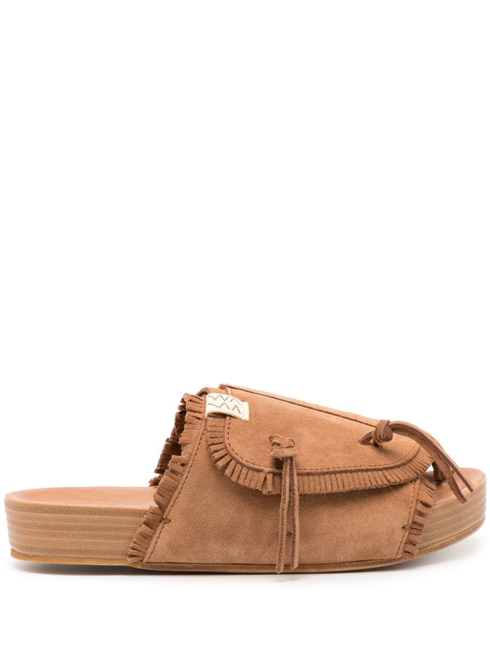 Christo Shaman Folk Suede Slides