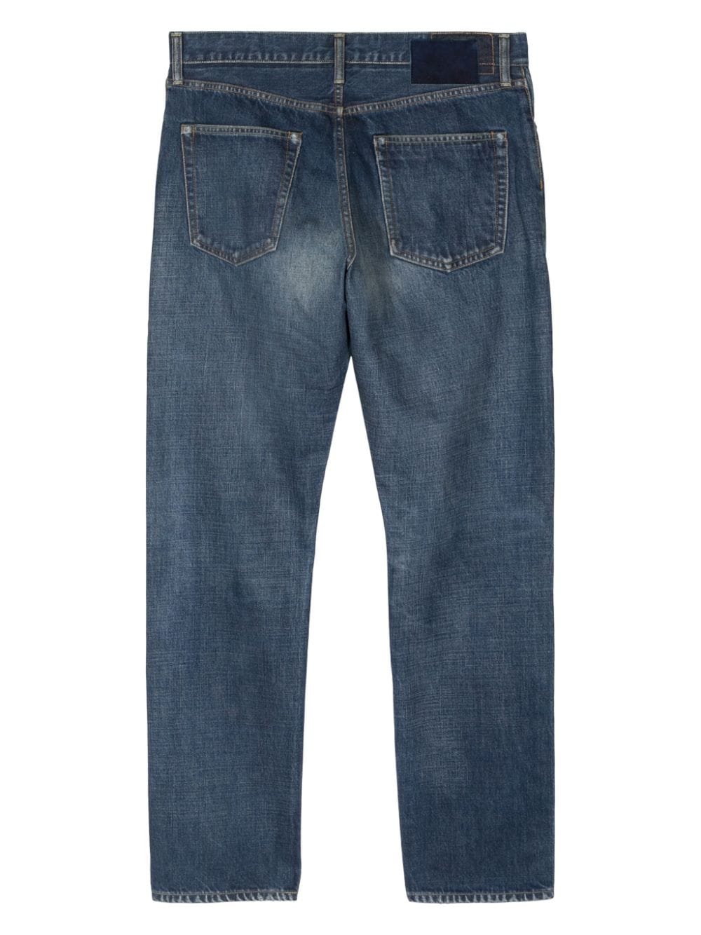 Mid-Rise Straight-Leg Jeans