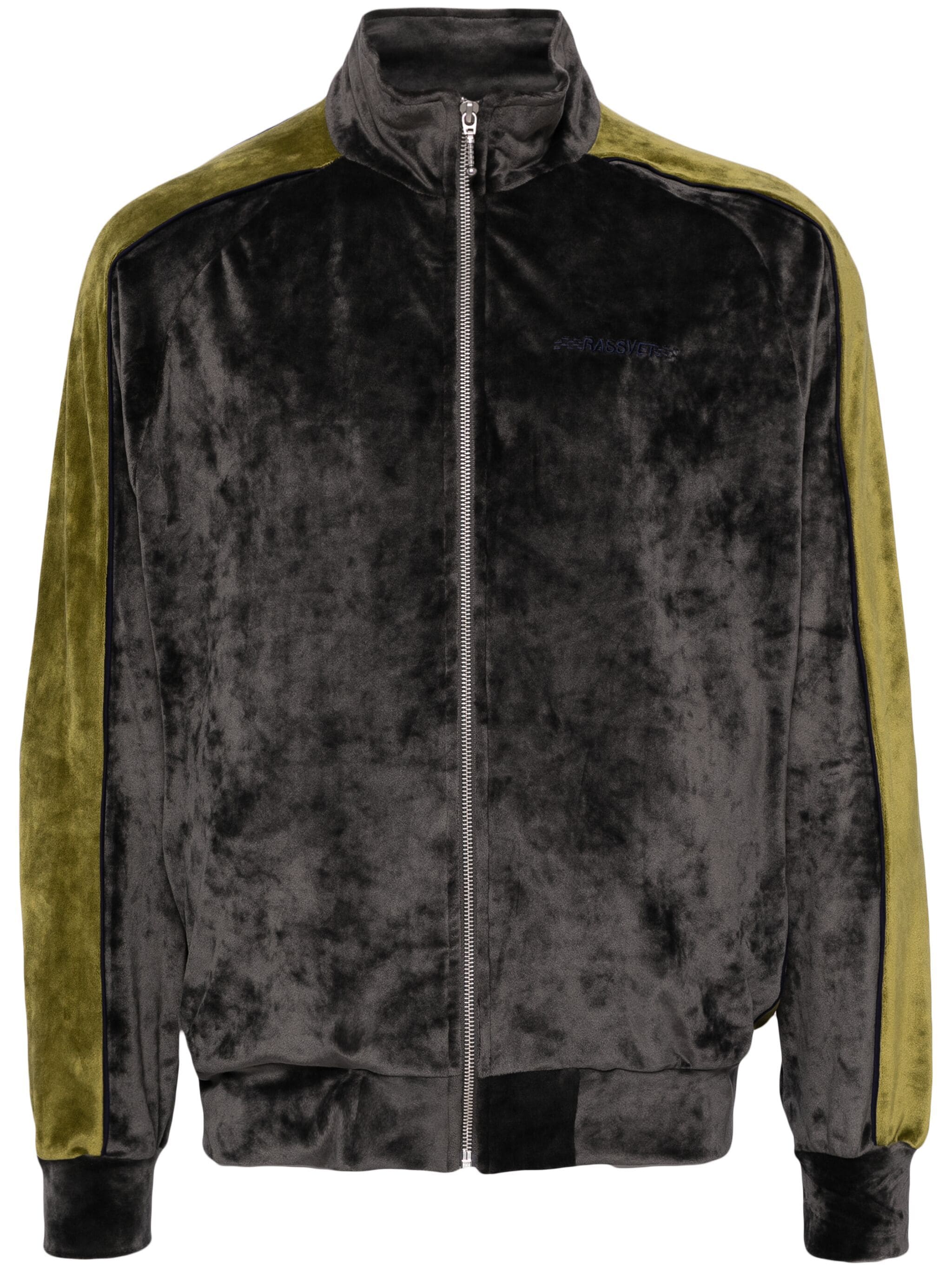 Racer Velvet Track Jacket