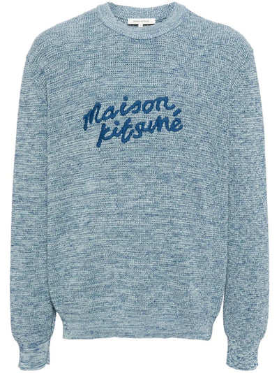 Handwriting Logo-Embroidered Jumper