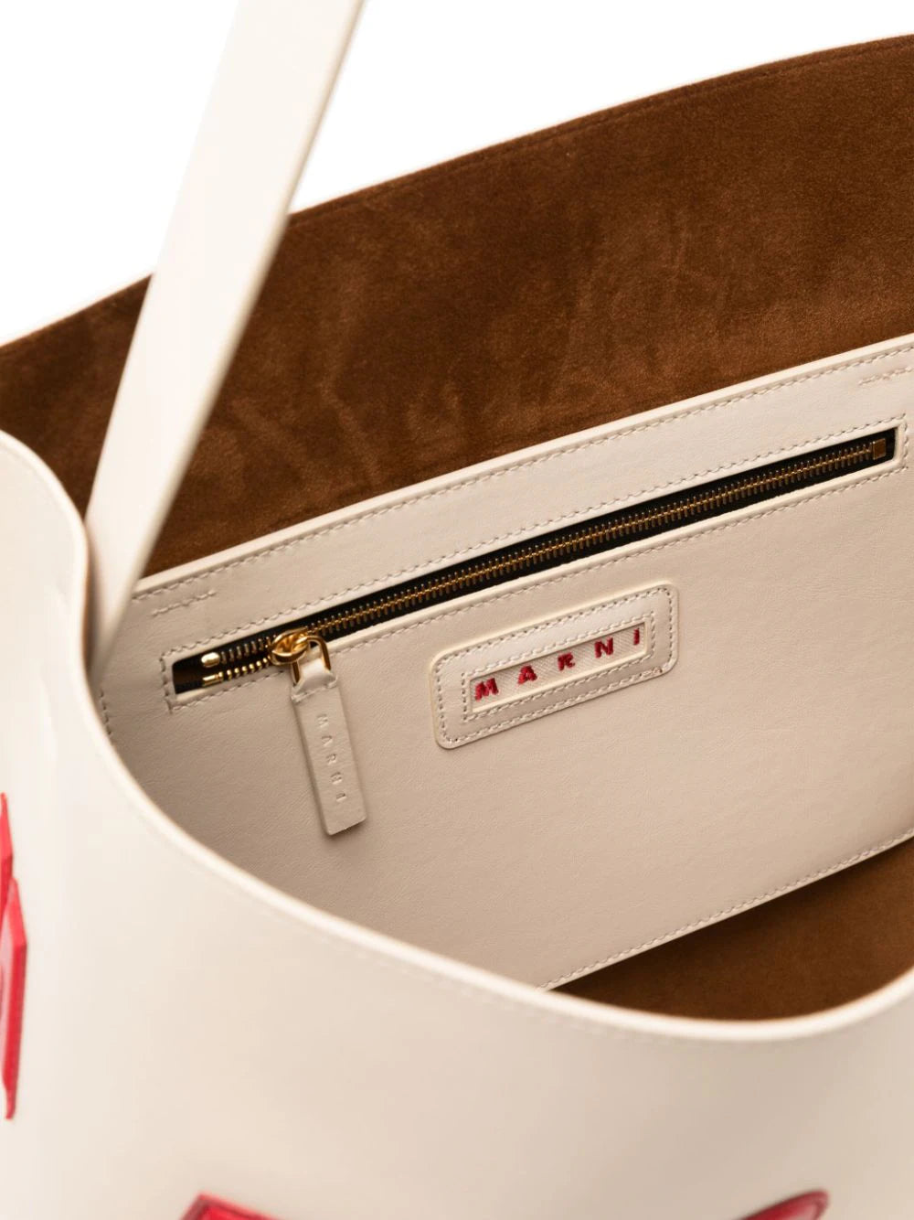 Small Museo Leather Tote Bag