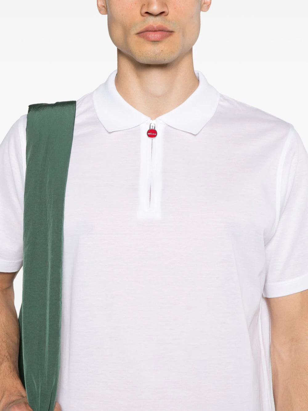 Zip-Fastening Cotton Polo Shirt