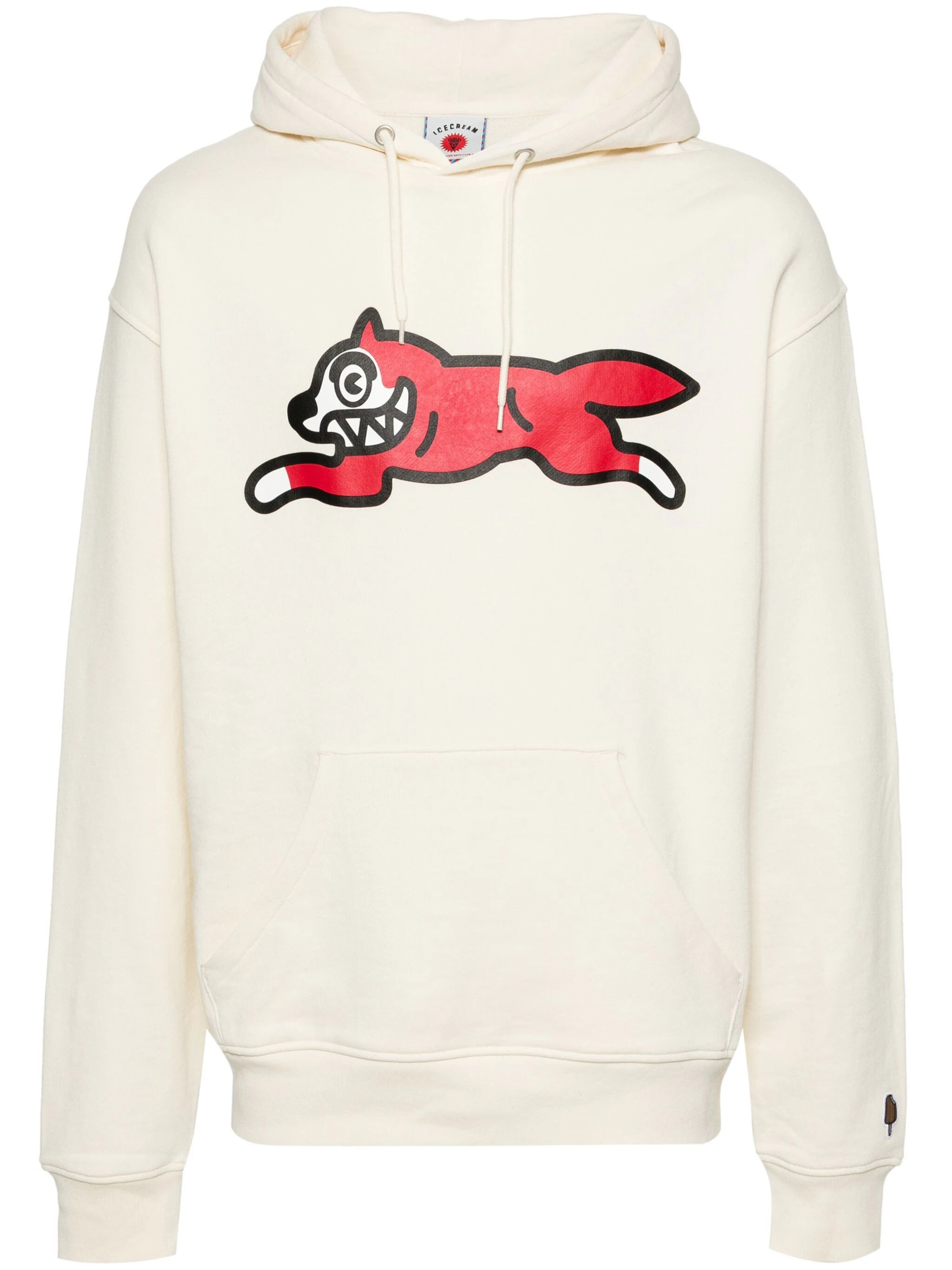 Running Dog Popover Cotton Hoodie