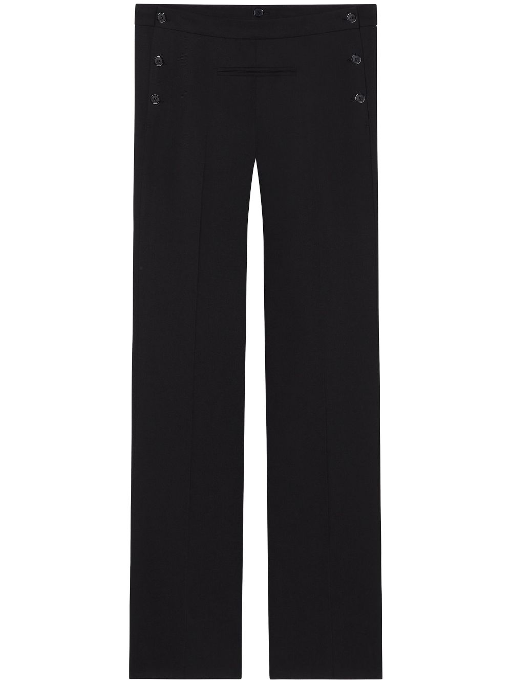 Flared Wool Trousers