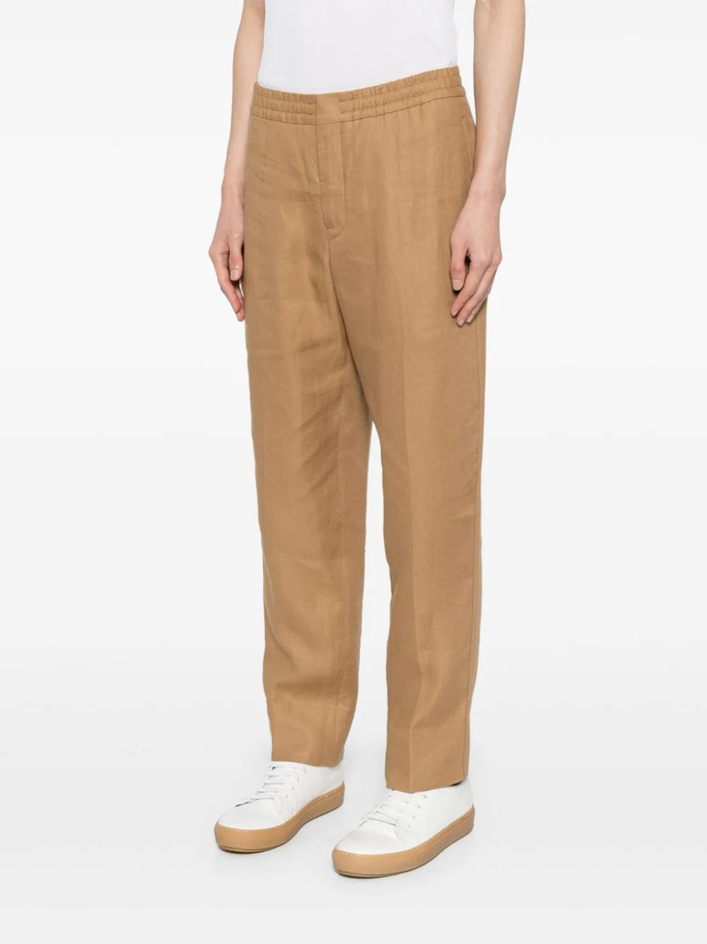 Elasticated Slim-Fit Trousers