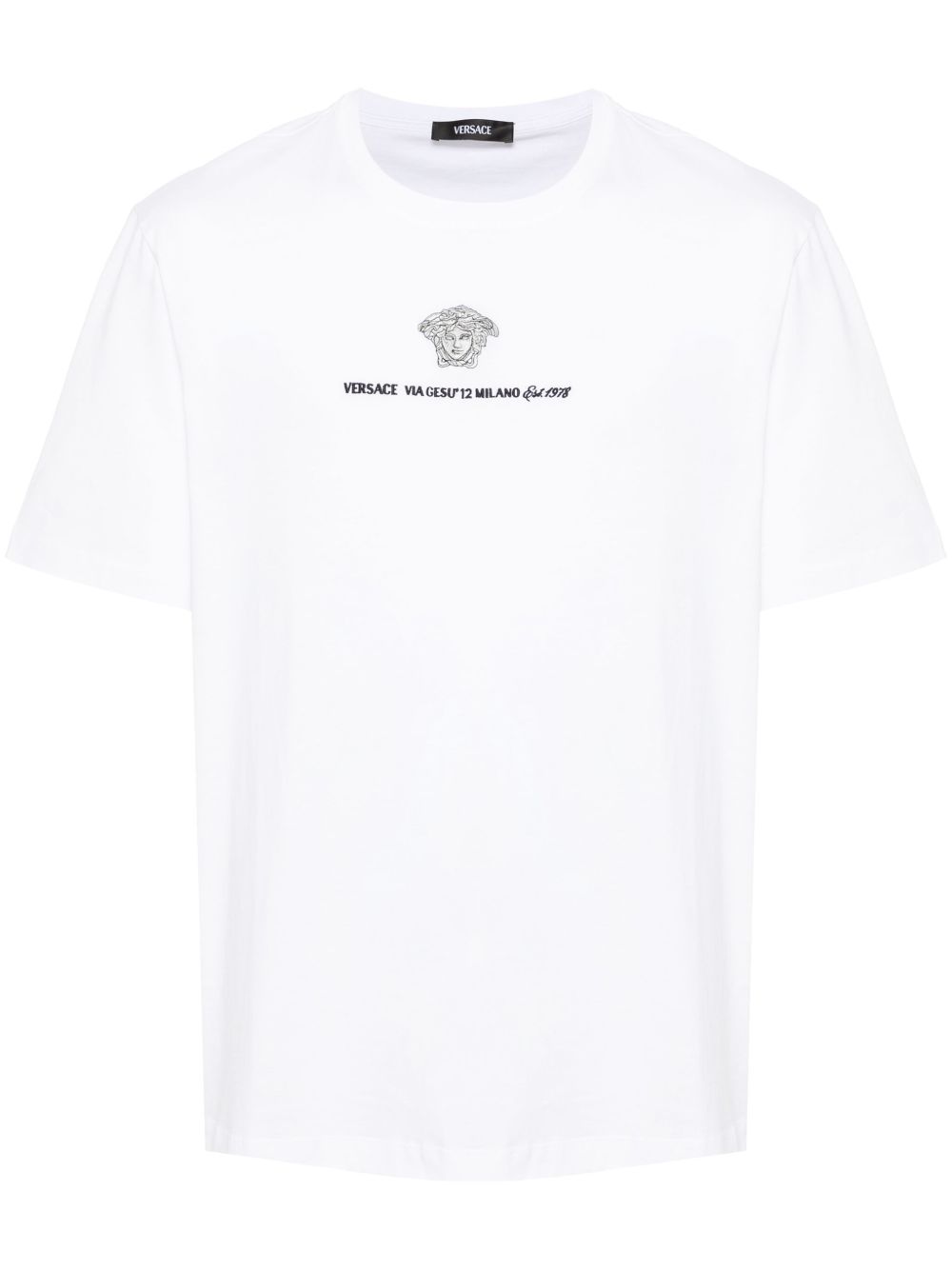 Medusa Milano embroidered T-shirt