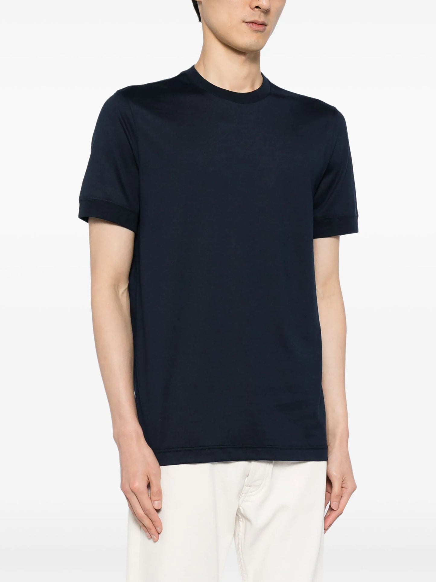 Crew-Neck Cotton T-Shirt