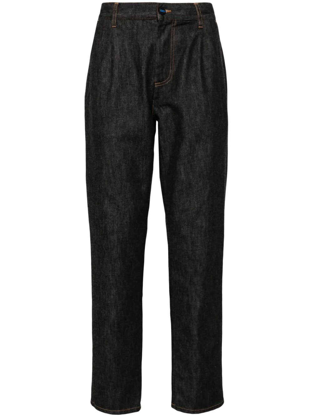 Mid-Rise Tapered Jeans