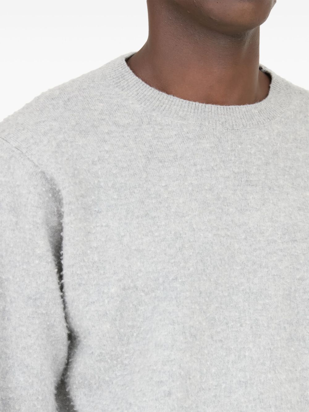 Crew-Neck Cashmere-Cotton Jumper