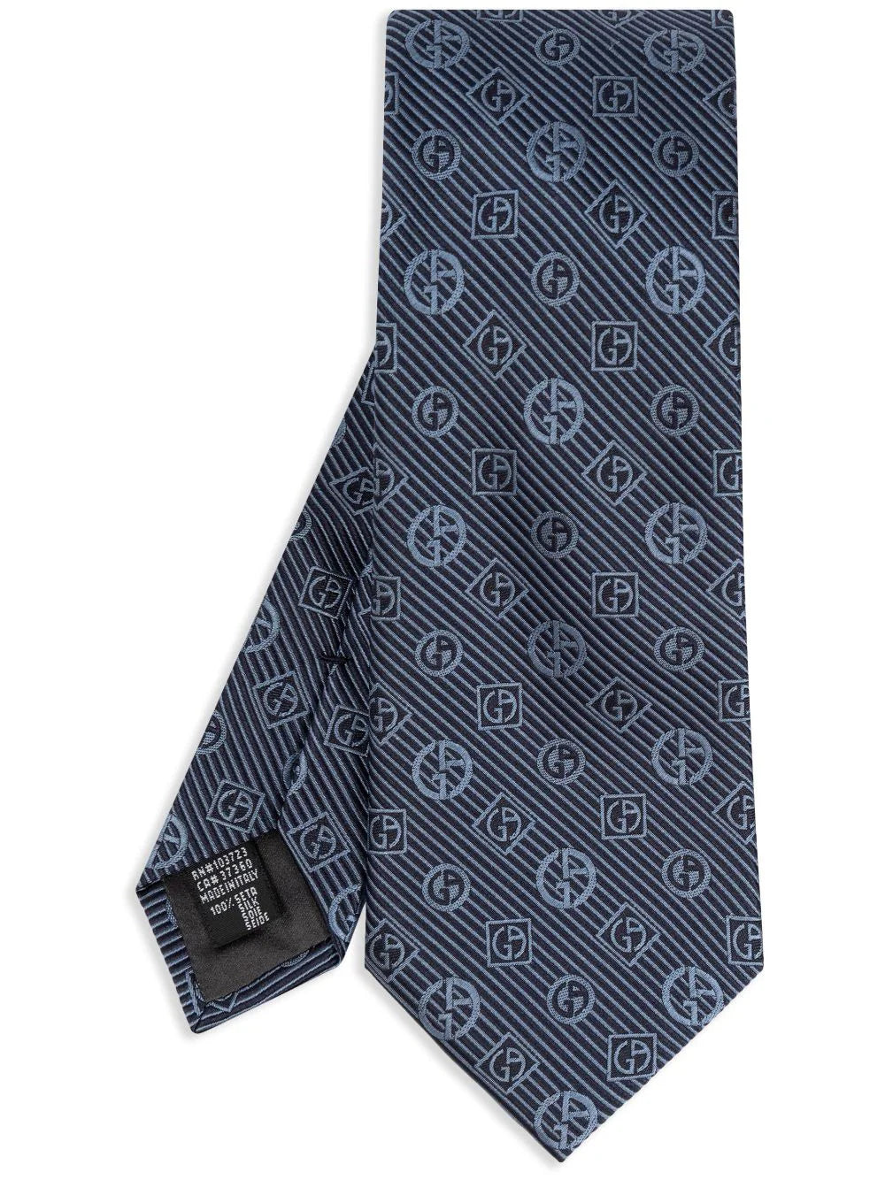 Monogram-Jacquard Silk Tie