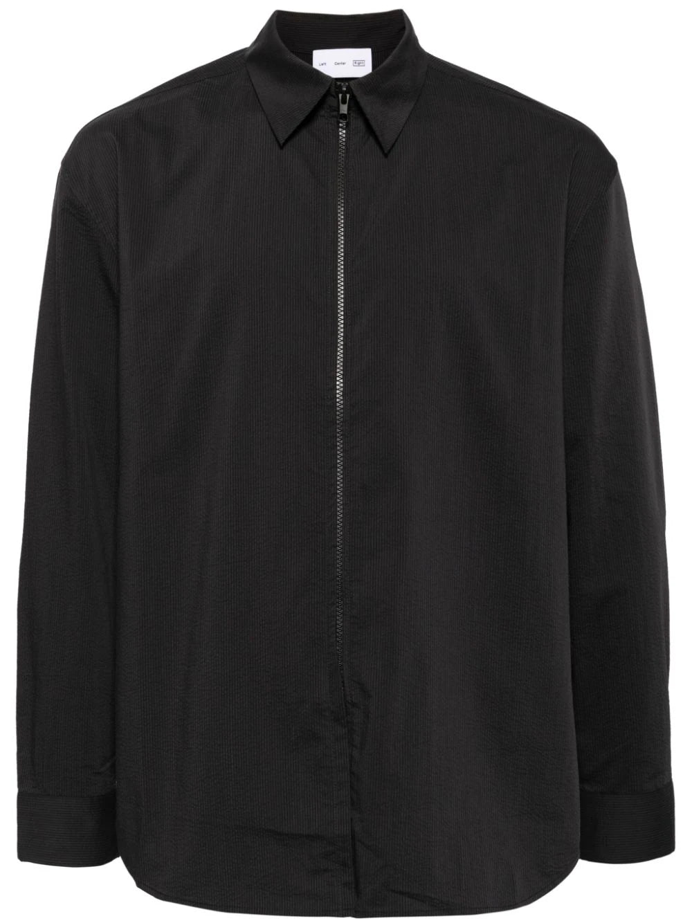 Zip Fastening Crepe Shirt