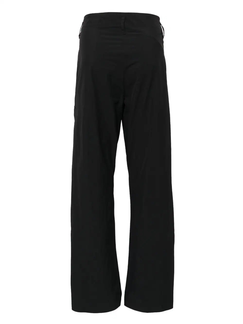 Mid-Rise Straight-Leg Trousers