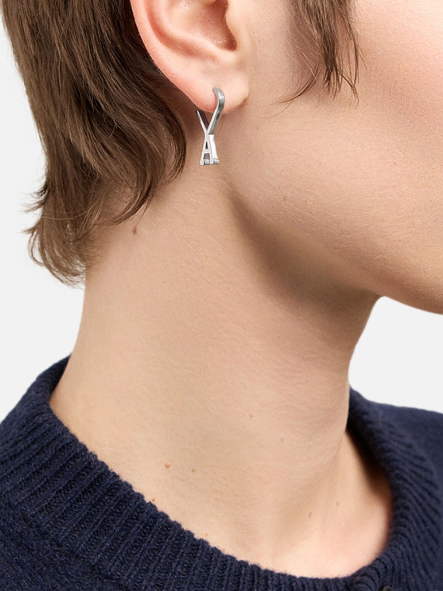 Small Ami De Coeur Hoop Earrings