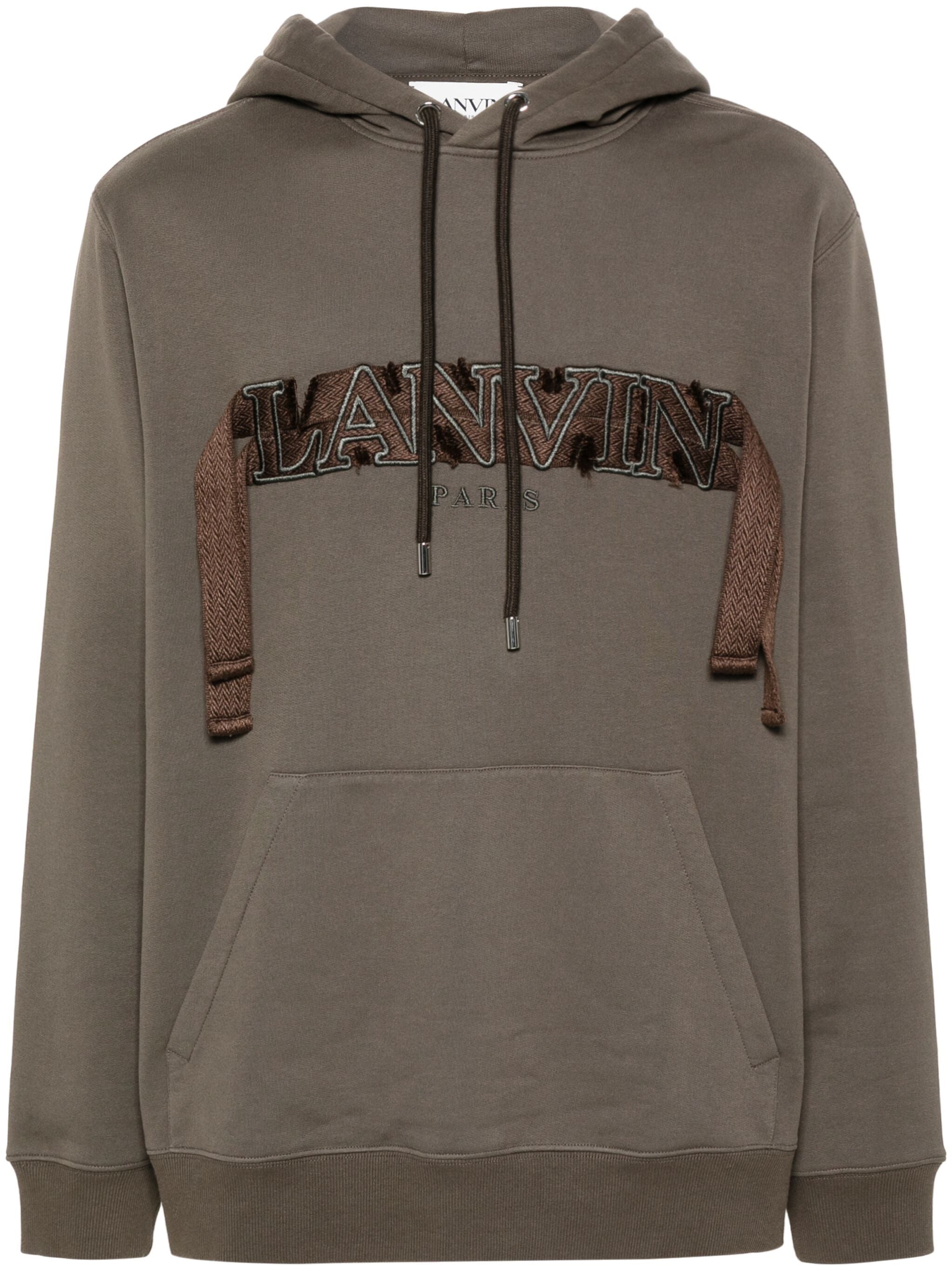 Logo-Embroidered Cotton Hoodie