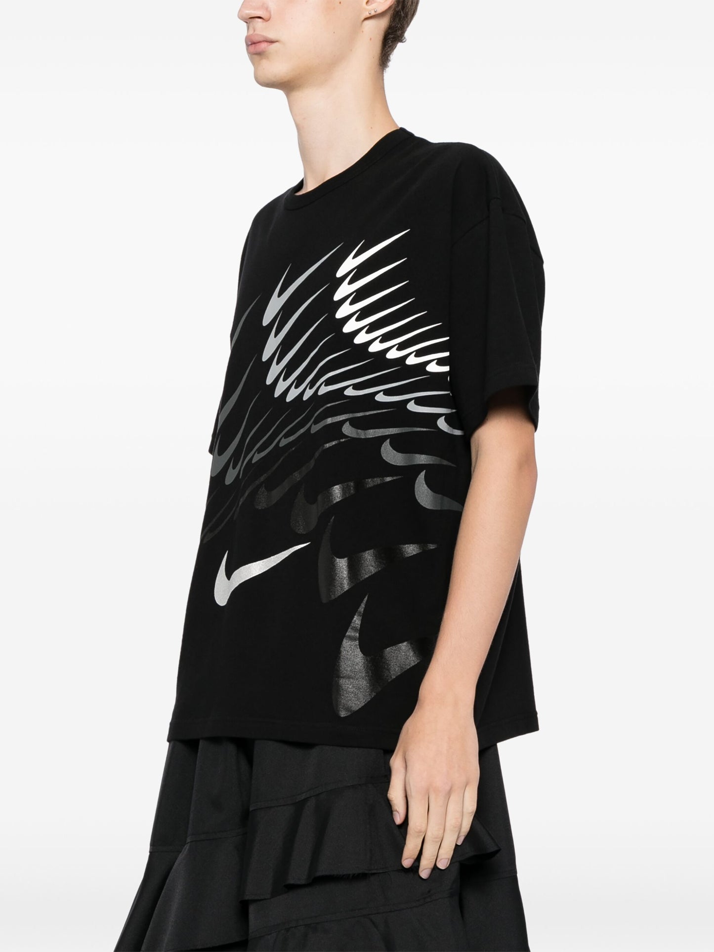 X Nike Logo-Printed Cotton T-Shirt