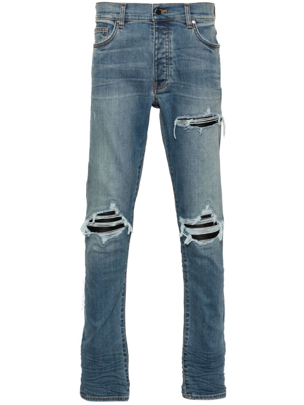 Mx1 Distressed-Effect Skinny Jeans