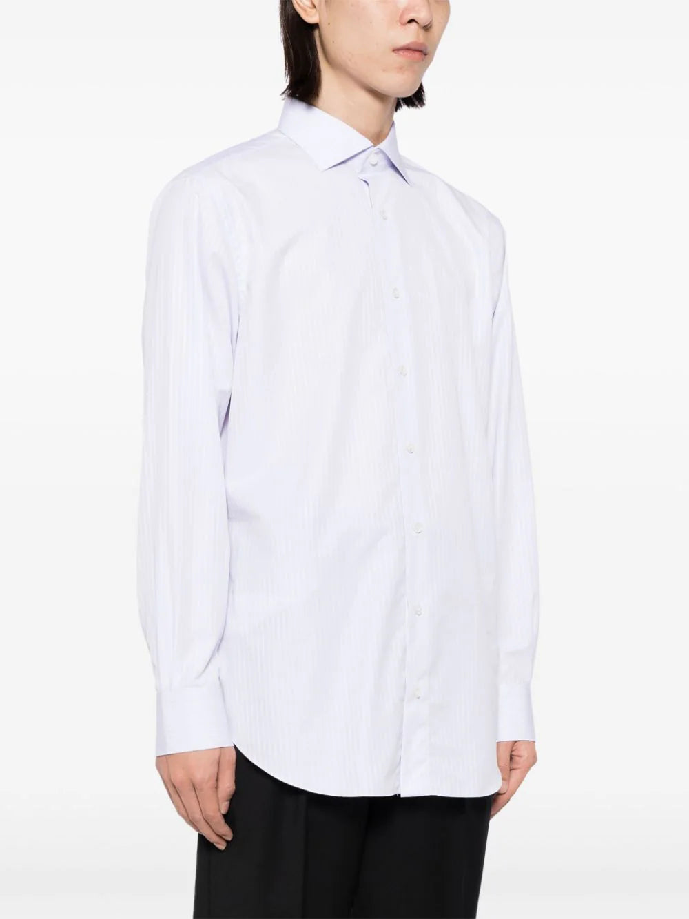 Long-Sleeve Button-Up Shirt