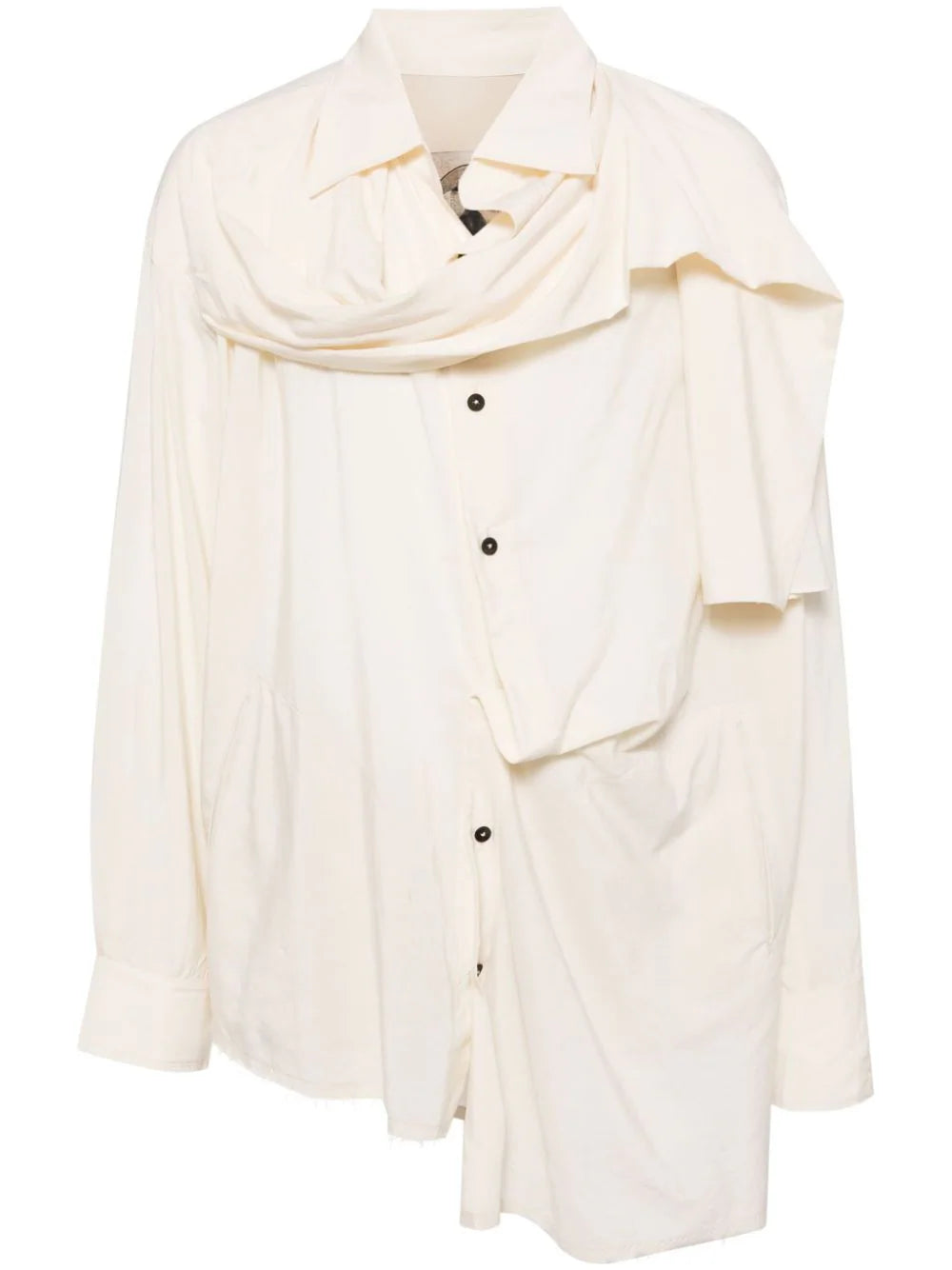 Asymmetric Long-Sleeve Shirt