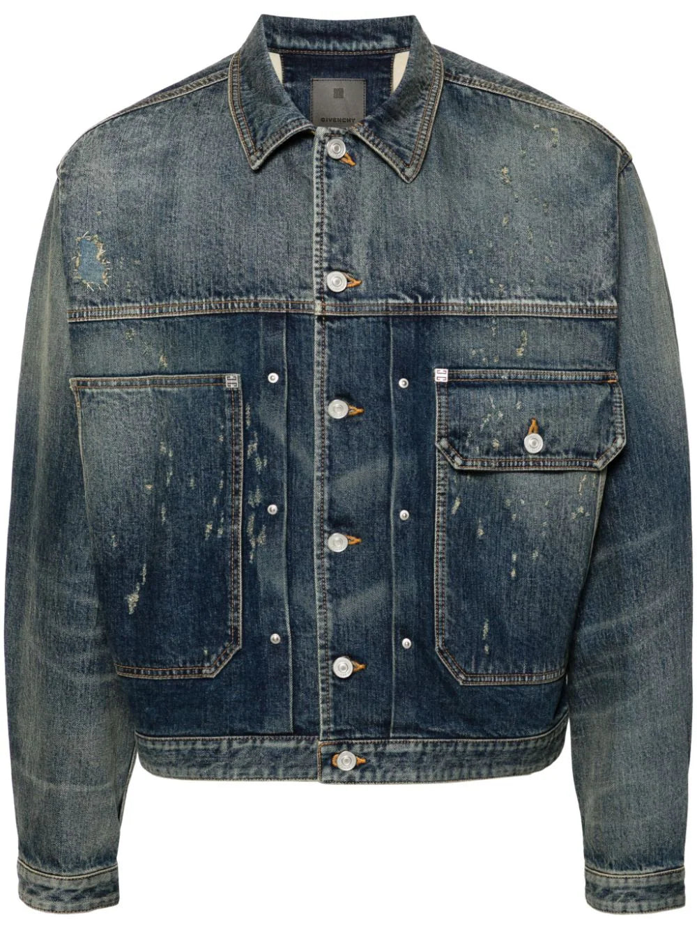 Distressed Denim Jacket