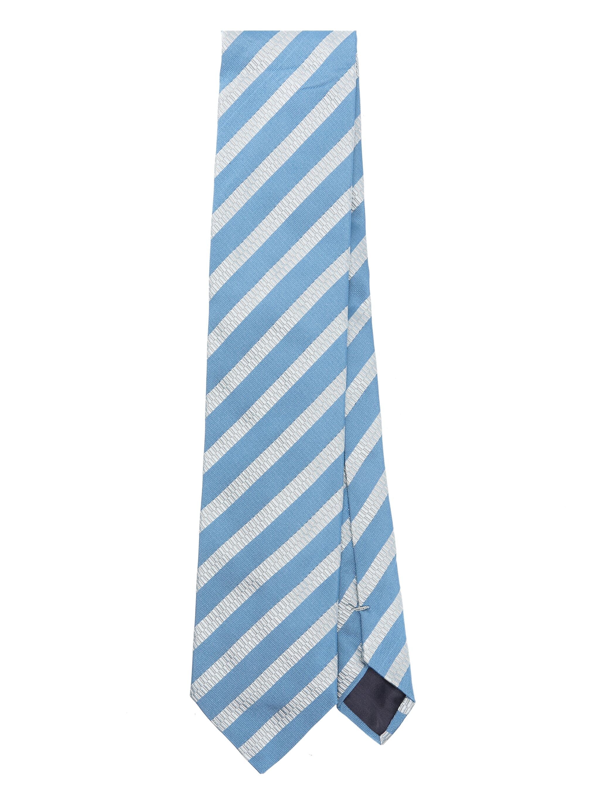 Striped-Jacquard Silk Tie